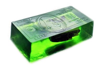 Green Money Soap Bar