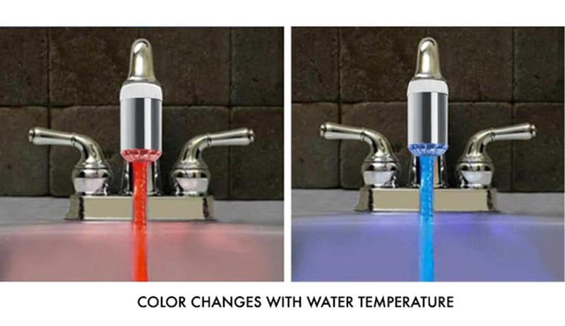 Temperature Controlled Faucet Light