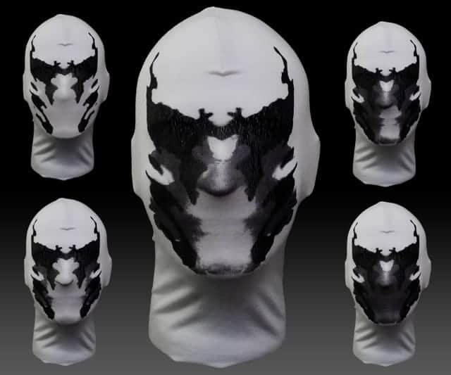 Moving Inkblot Rorschach Mask