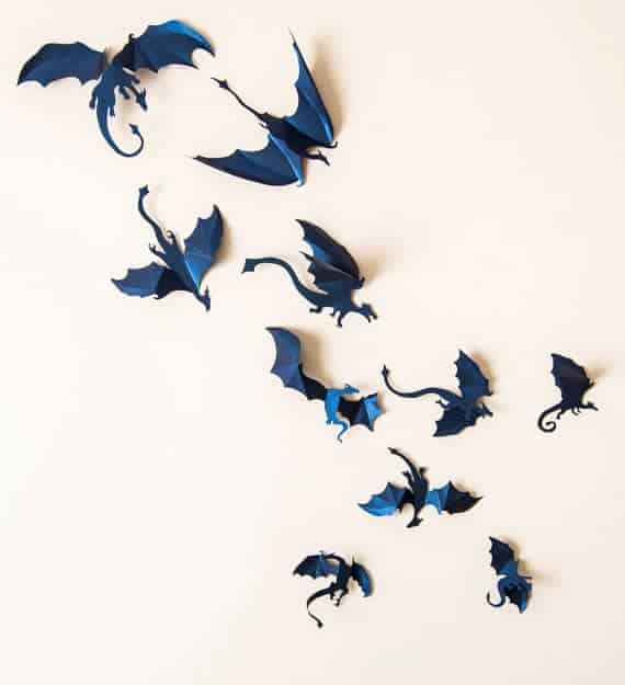 3D Dragon Wall Decals