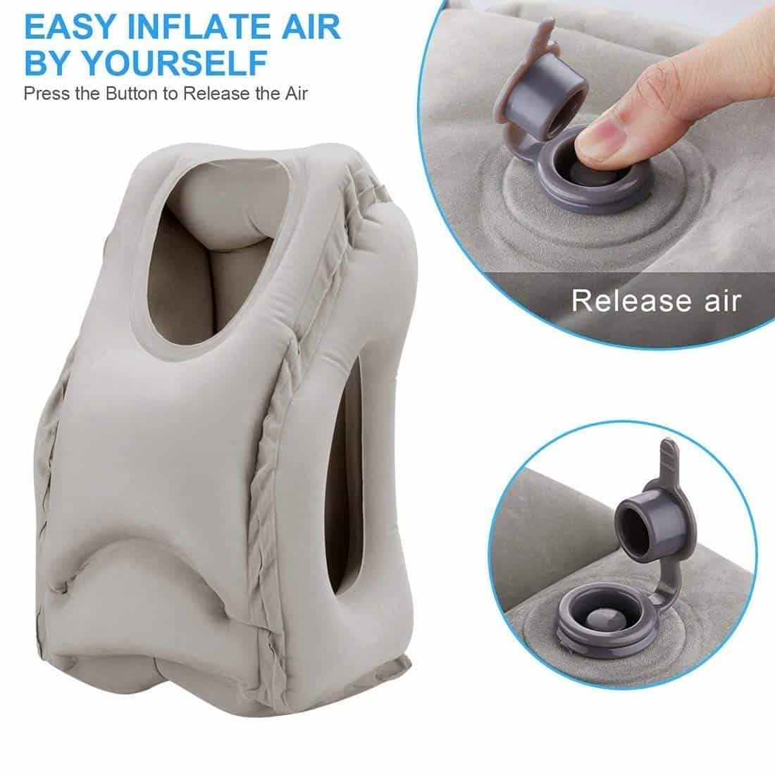 Portable Inflatable Travel Pillow