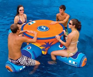 Inflatable Pool Floating Picnic Table