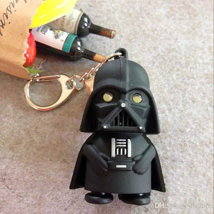 Darth Vader Keychain with LED