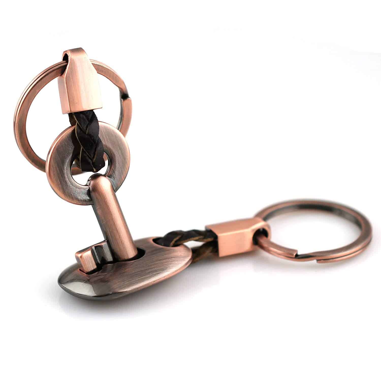Key and Lock Couple Keychain