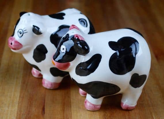Chubby Cow Salt and Pepper Shakers