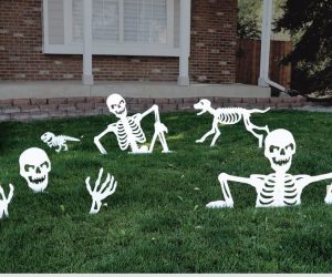 Halloween Scary Skeleton Yard