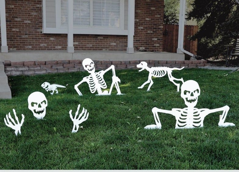 Halloween Scary Skeleton Yard