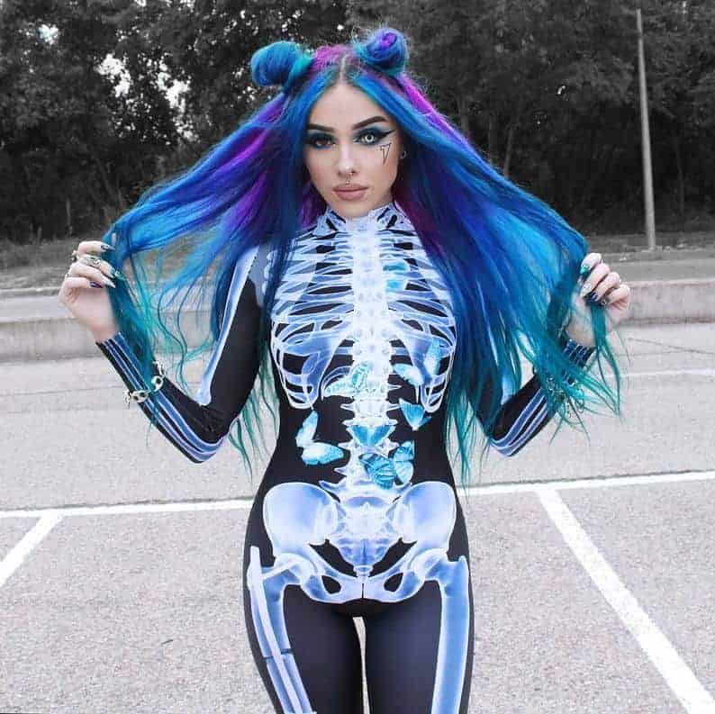 Sexy Skeleton Halloween Costume