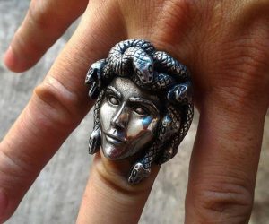 Mighty Medusa Greek Mythology Ring