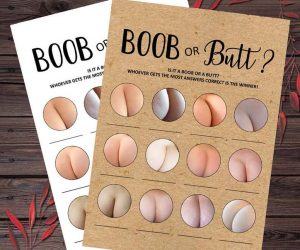 Boob or Butt Bachelorette Game