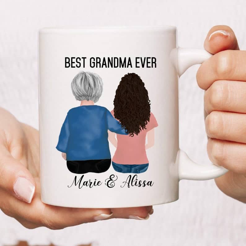 “Best Grandma Ever” Personalised Mug