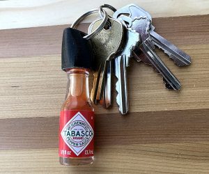 Tabasco Hot Sauce Keychain