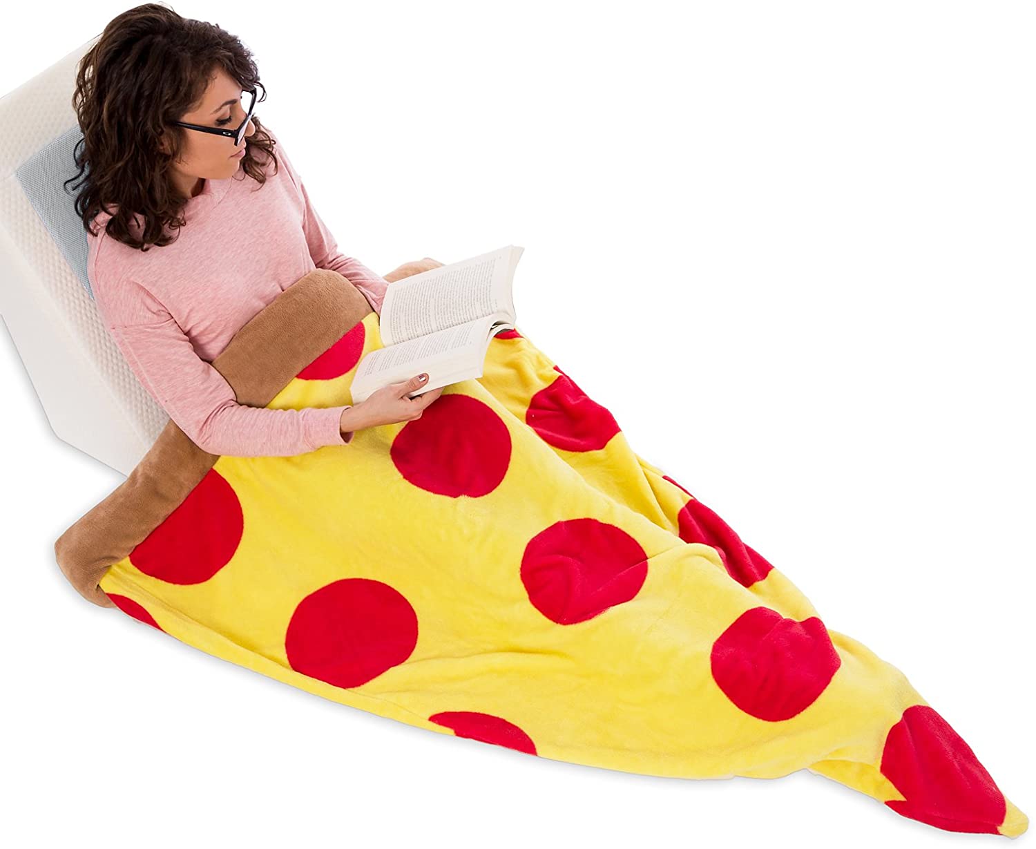 Pizza Shaped Sleeping Blanket