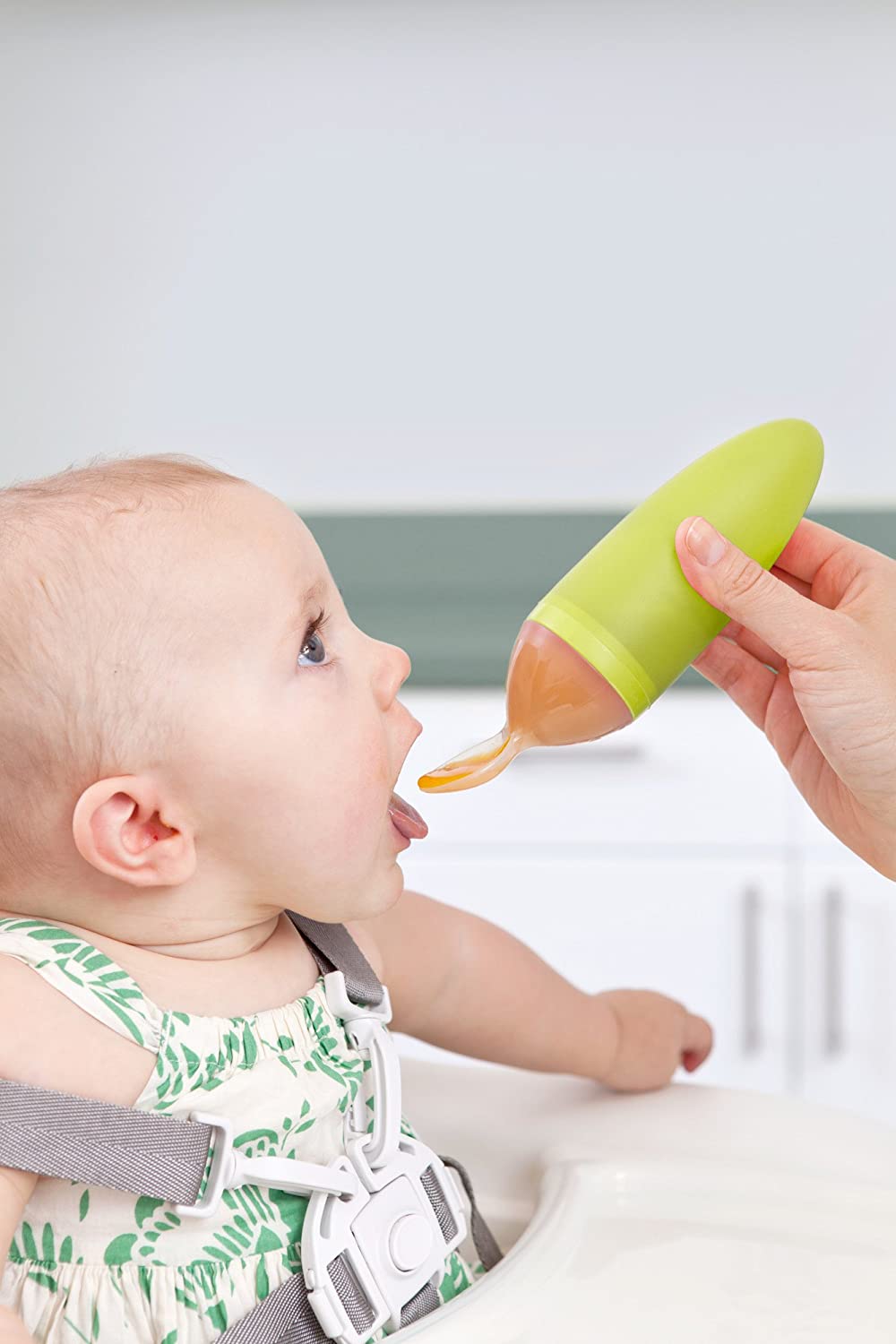 Silicone Food Dispensing Spoon For Babies