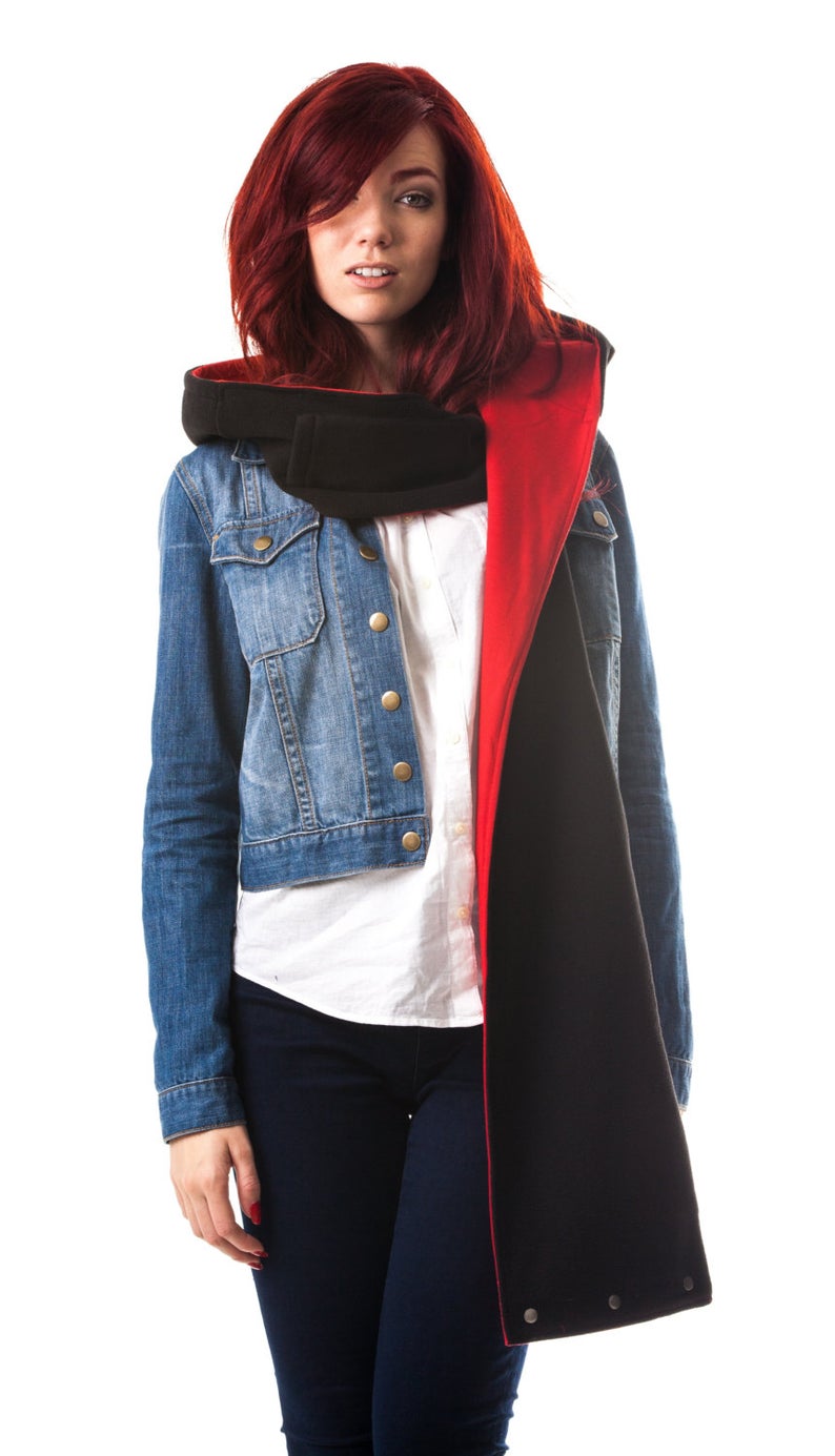 Scoodie - Hooded Scarf With Pockets