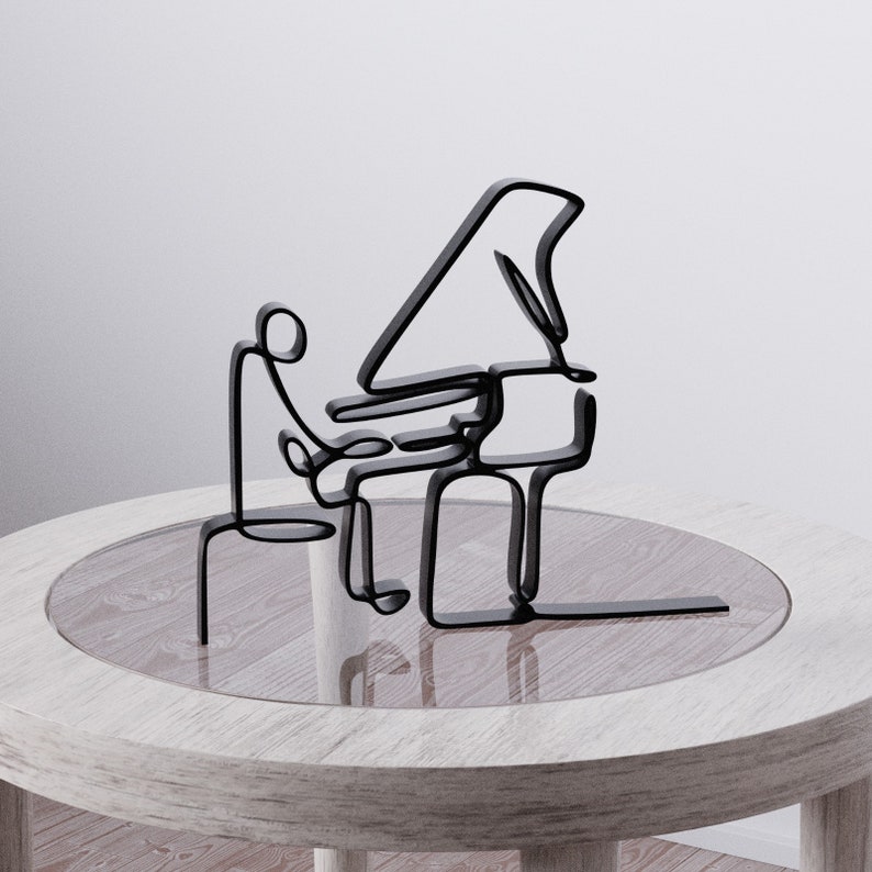 Pianist Art Sculpture