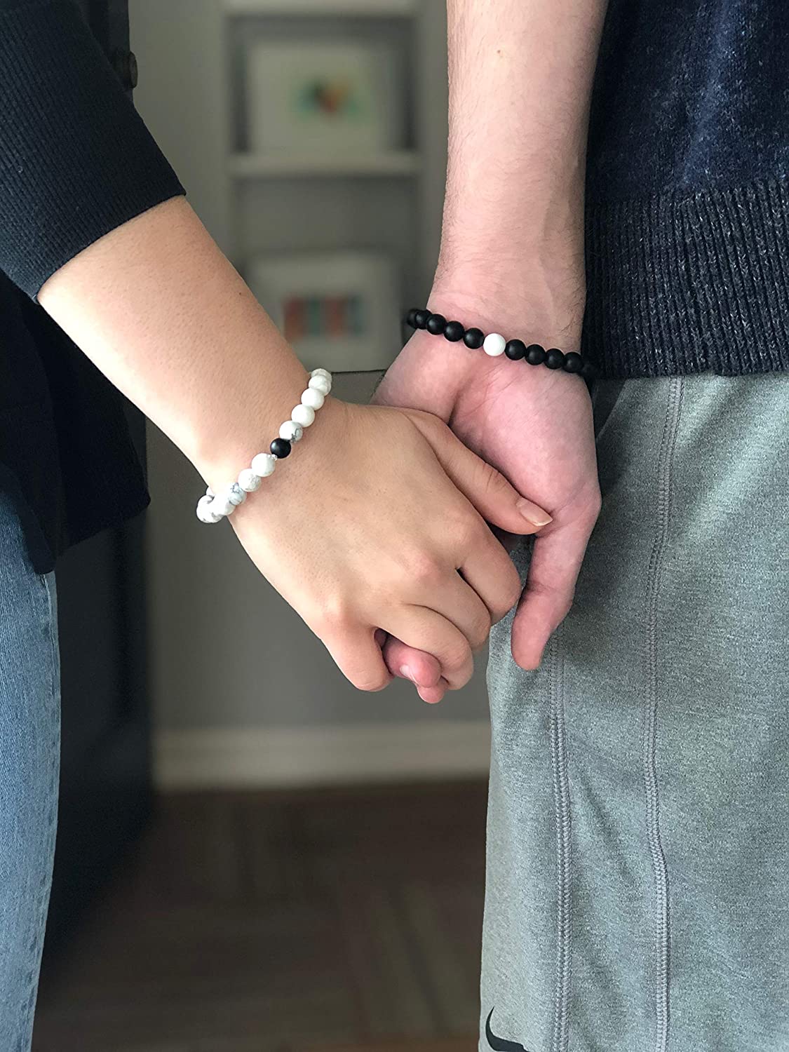 Long-Distance Couple Bracelets
