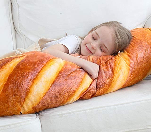Bread-Shaped Pillow