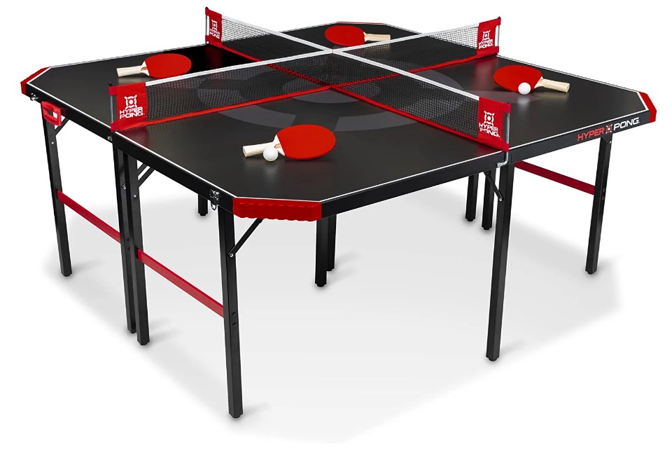 Foldable 4-Way Table Tennis Table