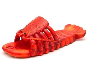 Lobster-Shaped Slippers